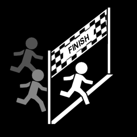 finish / courir: finish